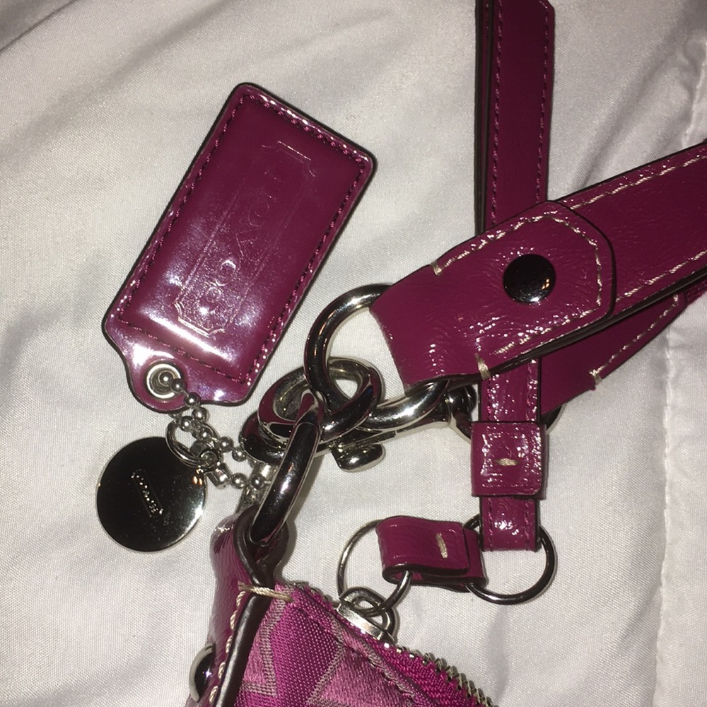 Maroon Coach Purse - Picture 4 of 6